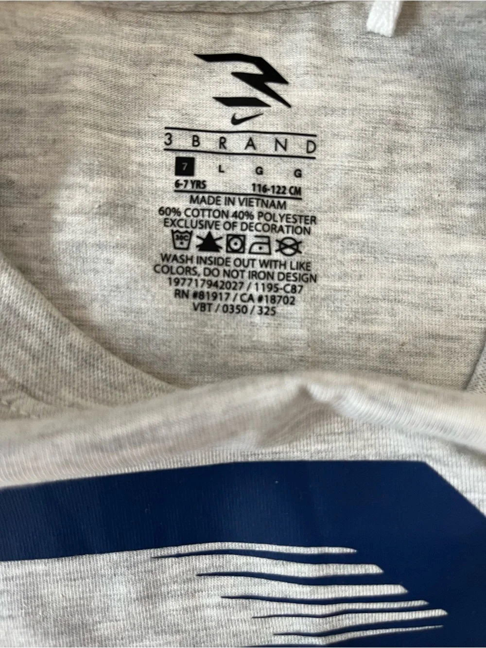 *NWT* Boys Nike 3BRAND Short Sleeve Tee & Pant Size 7